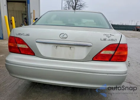 2002 Lexus Ls 430 from USA, damaged, VIN JTHBN30FX20062250